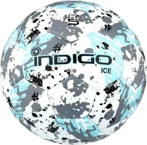 Футбольный мяч Indigo Ice IN027 (5 размер) фото