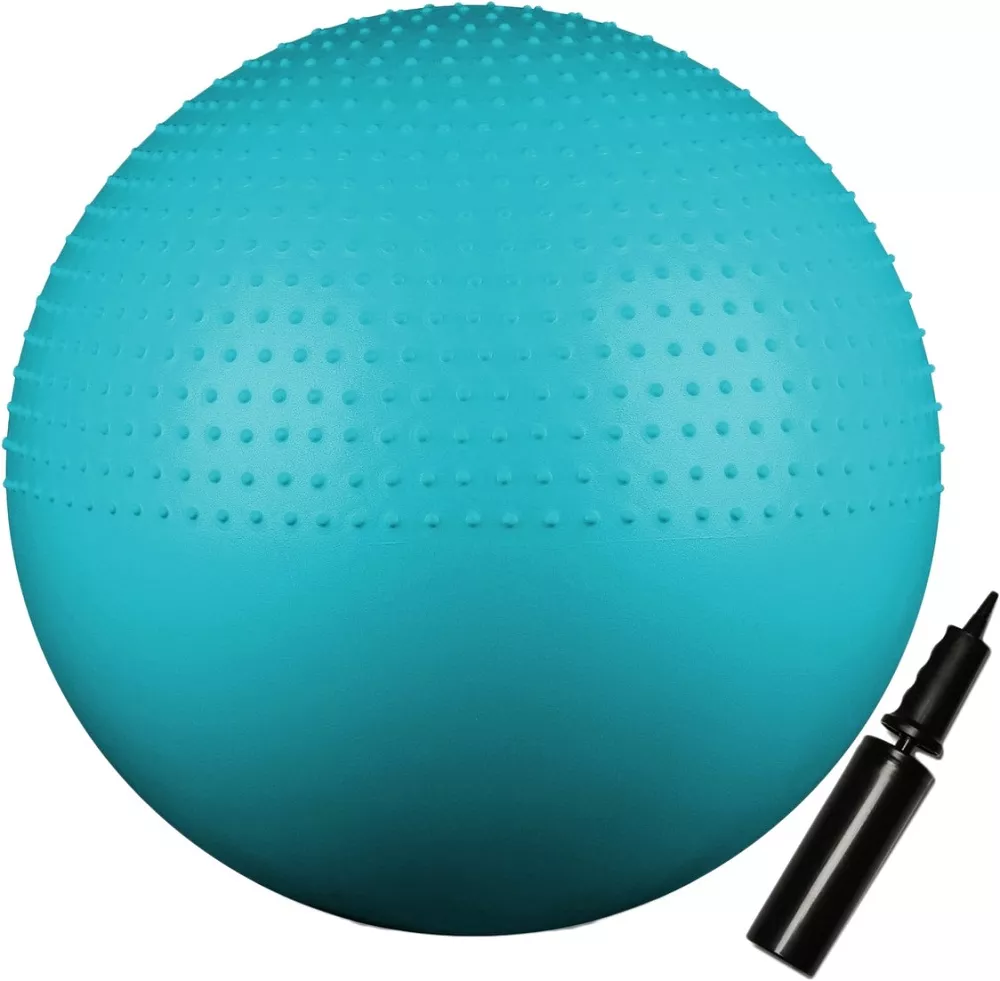 Мяч гимнастический Indigo IN003 75 см turquoise фото