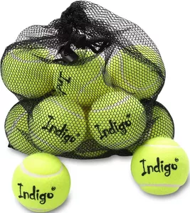 Набор теннисных мячей Indigo IN153 12шт желтый фото
