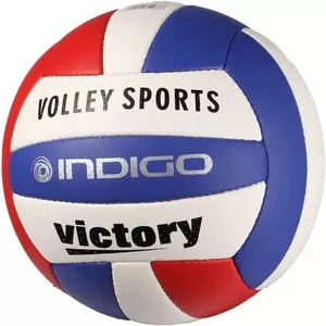 Волейбольный мяч Indigo Victory (белый/синий/красный) фото