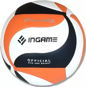 Волейбольный мяч Ingame Fluo (черный/белый/оранжевый) фото