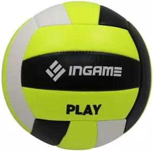 Волейбольный мяч Ingame Play (черный/белый/зеленый) фото