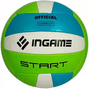 Волейбольный мяч Ingame Start (зеленый/голубой) фото