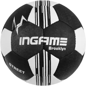 Футбольный мяч Ingame Street Brooklin 2020 (5 размер черный/белый) фото
