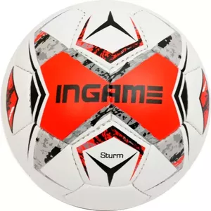 Футбольный мяч Ingame Sturm 2020 (5 размер, белый/красный) фото