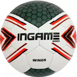 Футбольный мяч Ingame Wings IFB-134 (5 размер, белый/черный/красный) фото