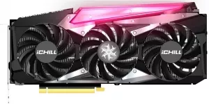 Видеокарта Inno3D GeForce RTX 3060 Ti iChill X3 Red LHR C306T3-08D6X-1671VA39H фото