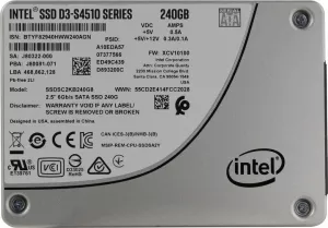 Жесткий диск SSD Intel D3 S4510 (SSDSC2KB240G801) 240Gb фото