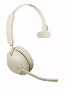 Наушники Jabra Evolve2 65 MS Mono USB-С (бежевый) фото