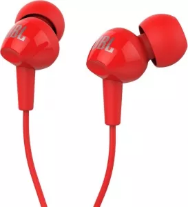 Наушники JBL C100SIU Red фото