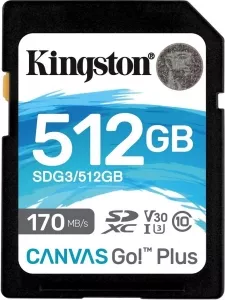 Карта памяти Kingston Canvas Go! Plus SDXC 512GB фото