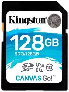 Карта памяти Kingston Canvas Go! SDXC 128Gb (SDG/128GB) фото