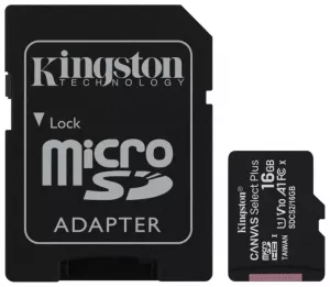 Карта памяти Kingston Canvas Select Plus microSDHC 16Gb (SDCS2/16GB) фото
