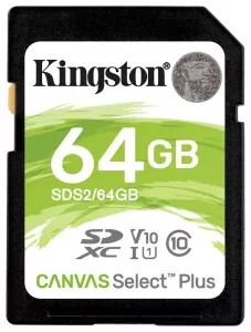 Карта памяти Kingston Canvas Select Plus SDXC 64Gb (SDS2/64GB) фото