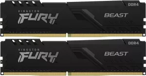 Оперативная память Kingston FURY Beast 2x16GB DDR4 PC4-25600 KF432C16BBK2/32 фото