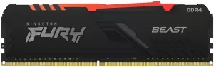 Оперативная память Kingston FURY Beast RGB 16GB DDR4 PC4-25600 KF432C16BBA/16 фото