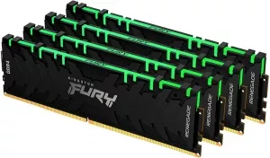 Оперативная память Kingston FURY Renegade RGB 4x16GB DDR4 PC4-25600 KF432C16RB1AK4/64 фото