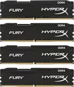 Комплект памяти HyperX Fury HX424C15FBK4/16 DDR4 PC4-19200 4x4GB фото