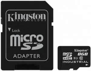 Карта памяти Kingston Industrial microSDHC 8Gb (SDCIT/8GB) фото