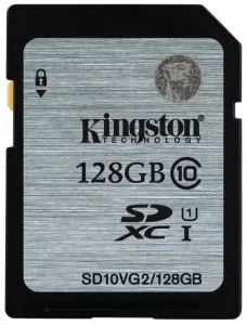 Карта памяти Kingston SDXC 128GB (SD10VG2/128GB) фото