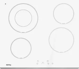 Электрическая варочная панель Korting HK 62001 BW фото