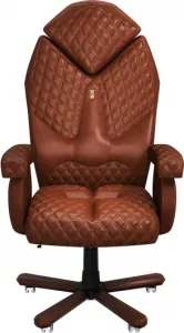 Кресло KULIK SYSTEM DIAMOND (коричневый) фото