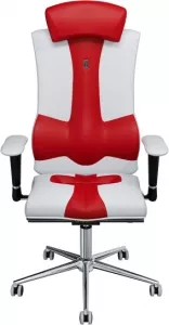 Кресло KULIK SYSTEM ELEGANCE (бело-красный) фото