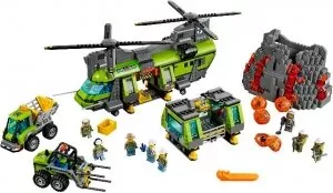 Конструктор Lego City 60125 Тяжёлый транспортный вертолет Вулкан фото