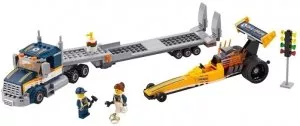 Конструктор Lego City 60151 Грузовик для перевозки драгстера фото