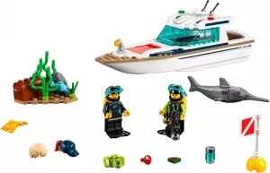 Конструктор Lego City 60221 Яхта для дайвинга фото