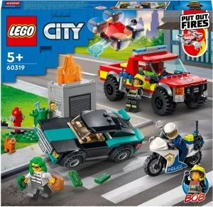 Конструктор LEGO City 60319 Пожарная бригада и полицейская погоня фото