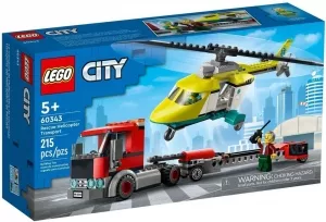 Конструктор LEGO City 60343 Грузовик для спасательного вертолета фото