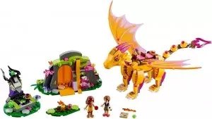 Конструктор Lego Elves 41175 Лавовая пещера дракона огня фото