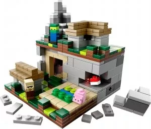 Конструктор Lego Minecraft 21105 Микромир: Деревня фото