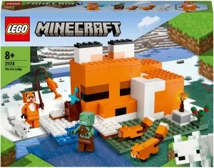 Конструктор LEGO Minecraft 21178 Лисья хижина фото