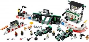 Конструктор Lego Speed Champions 75883 Команда Mercedes AMG Petronas F1 фото