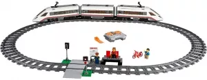 Конструктор Lepin Cities 02010 Скоростной пассажирский поезд фото