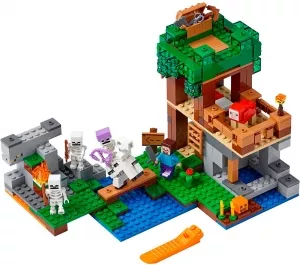 Конструктор Lepin Cubeworld 18041 Нападение армии скелетов фото