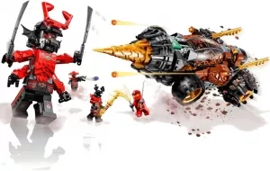 Конструктор Lepin NinjaSaga 06097 Земляной бур Коула фото