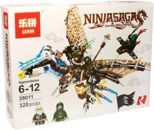 Конструктор Lepin NinjaSaga 39011 Ледяной Дракон Зейна фото