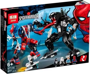 Конструктор Lepin Spider-Warrior 07114 Человек-паук против Венома фото