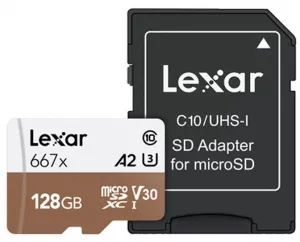 Карта памяти Lexar microSDXC 128GB (LSDMI128B667A) фото