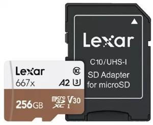 Карта памяти Lexar microSDXC 256GB (LSDMI256B667A) фото