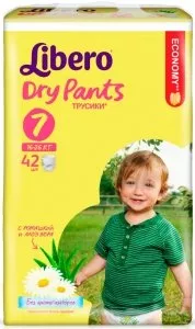 Трусики Libero Dry Pants XL Plus 7 (16-26 кг) 42 шт фото