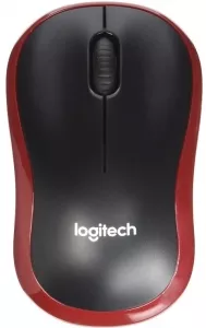 Компьютерная мышь Logitech Wireless Mouse M185 Black/Red фото