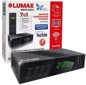 Приемник цифрового ТВ Lumax DV2120HD фото