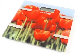 Весы напольные Lumme LU-1333 Тюльпаны фото