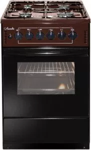 Комбинированная плита Лысьва ЭГ 401 (коричневый) фото