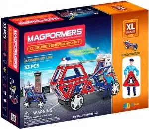 Конструктор Magformers XL Cruisers Служба Спасения 63079 фото