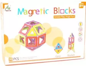 Конструктор Magnetic Blocks 1011 (14 деталей) фото